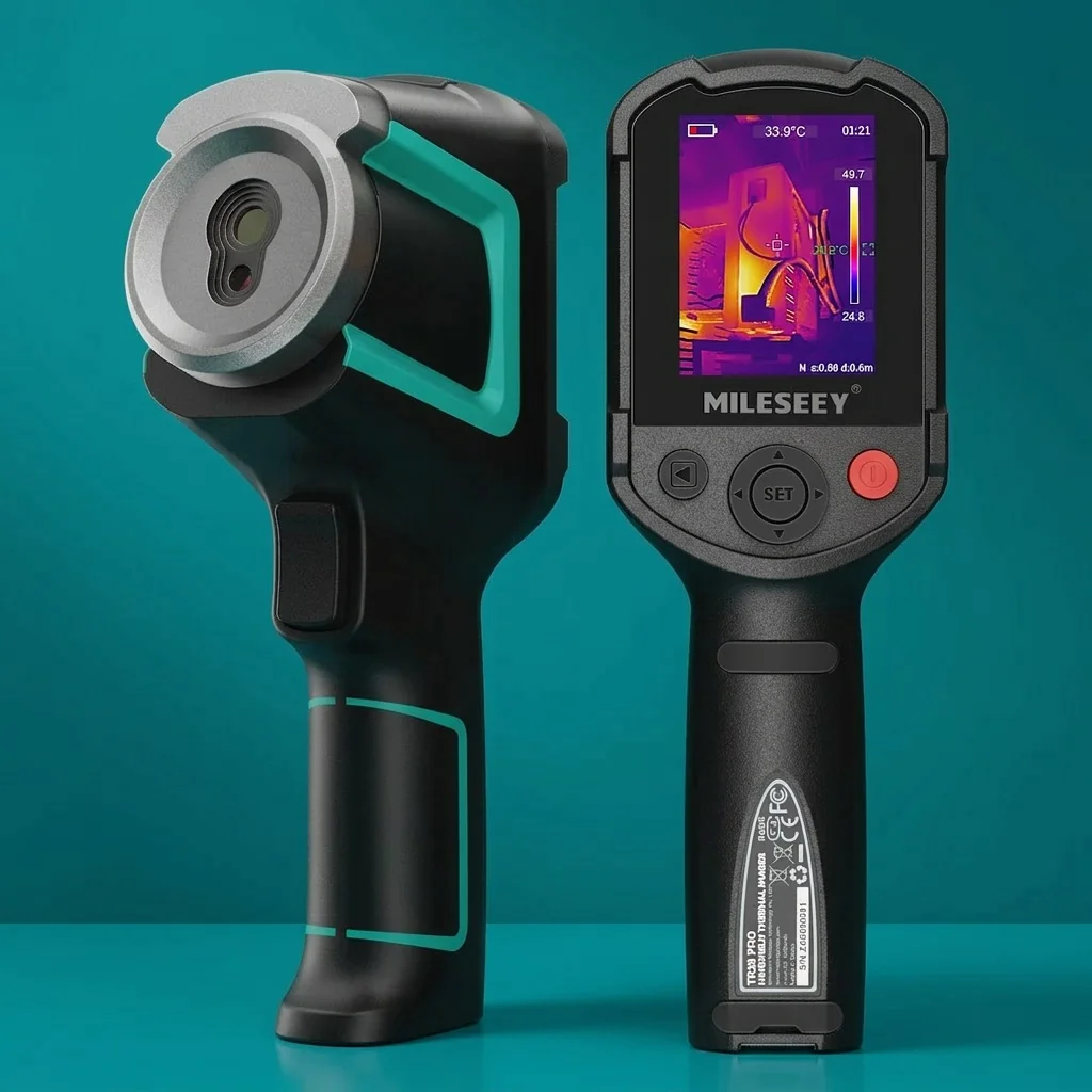 How thermal cameras work demonstration