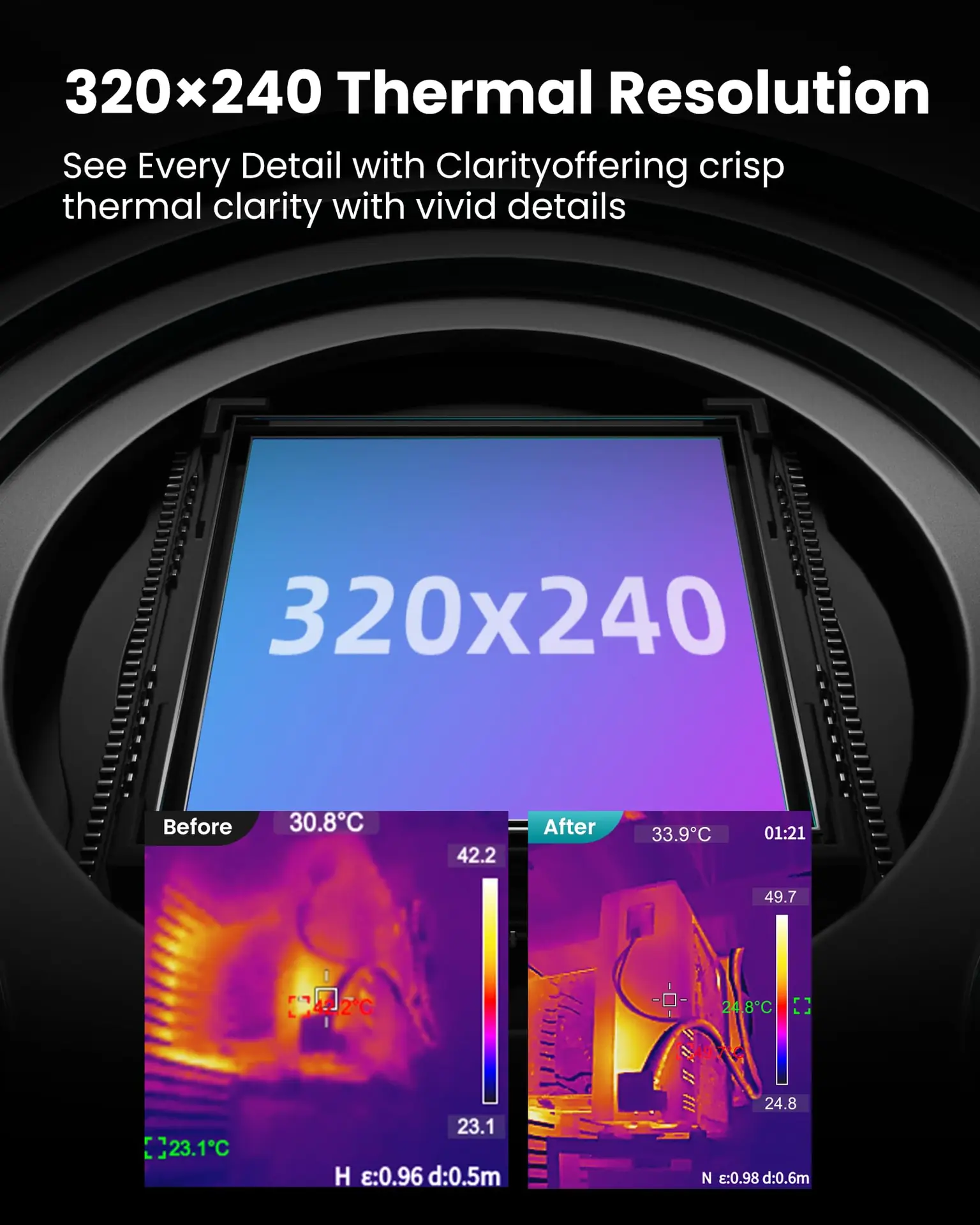 Top thermal camera option for iPhone displaying product details