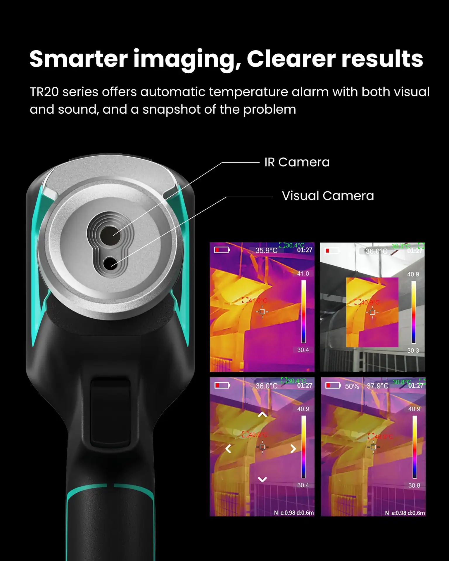 Thermal camera comparison model showing 2026 specifications